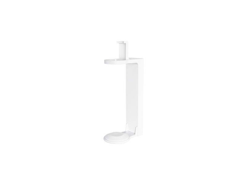 Тримач білий на клейку стрічку, Pump dispenser, одинарний, уп.10 LV-00014493 фото